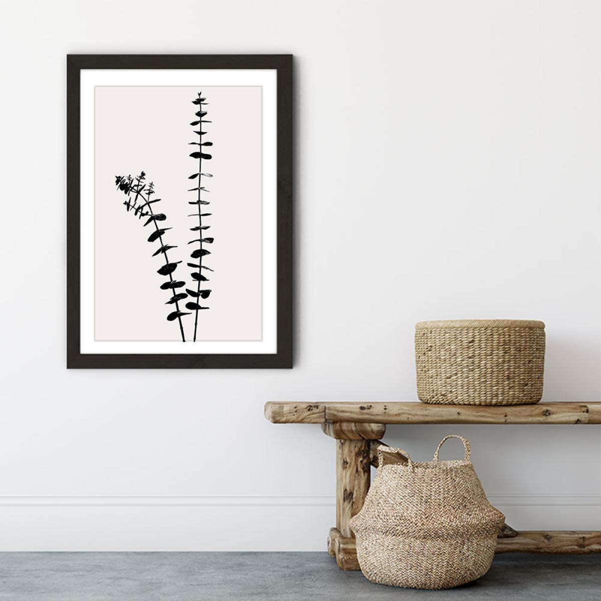 Eucalyptus Art Print Black Frame – image 5
