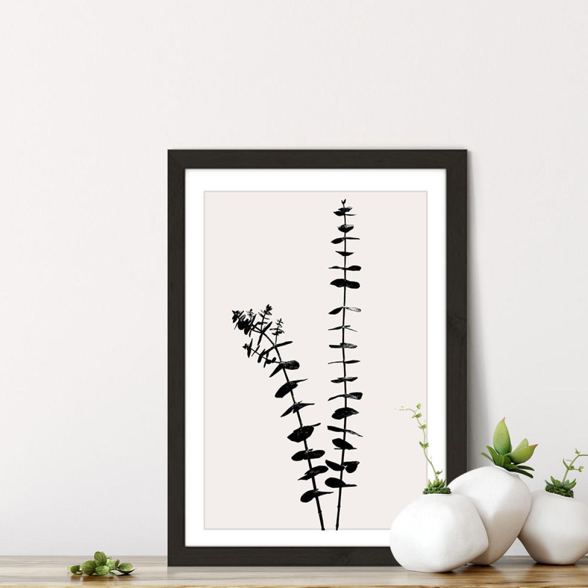 Eucalyptus Art Print Black Frame – image 7