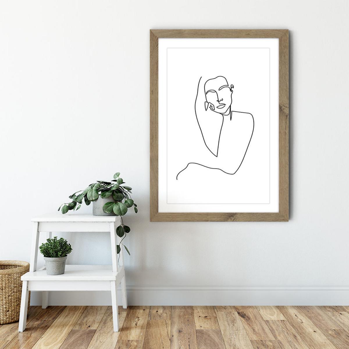 Beauty Art Print Oak Frame – image 2