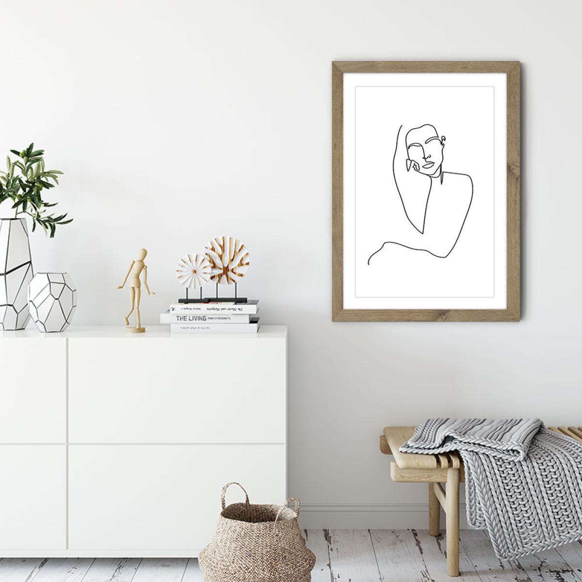 Beauty Art Print Oak Frame – image 4