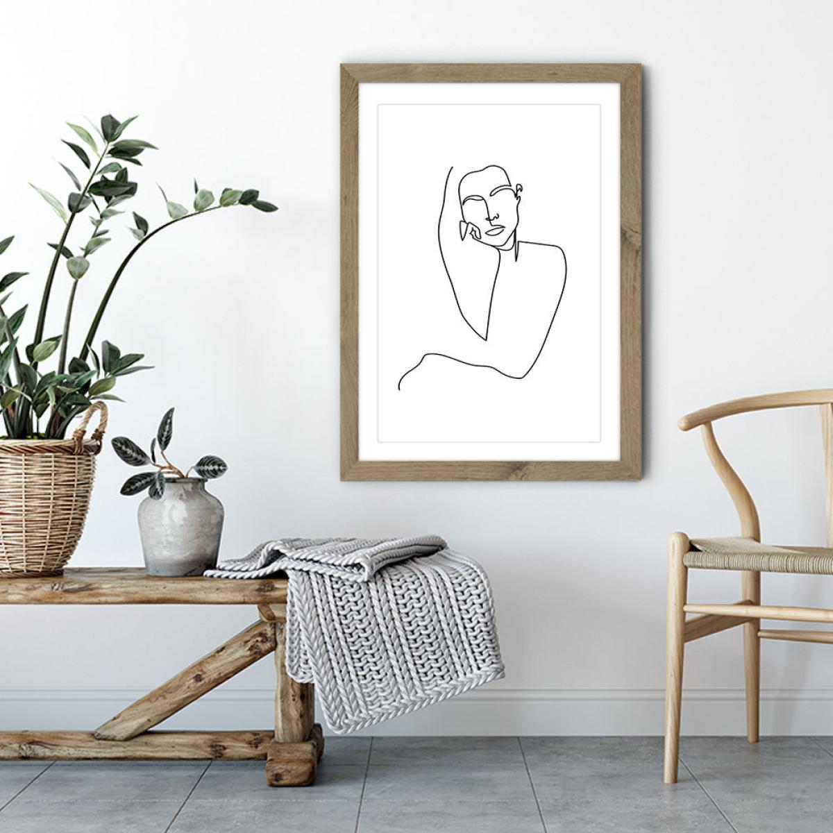 Beauty Art Print Oak Frame – image 5