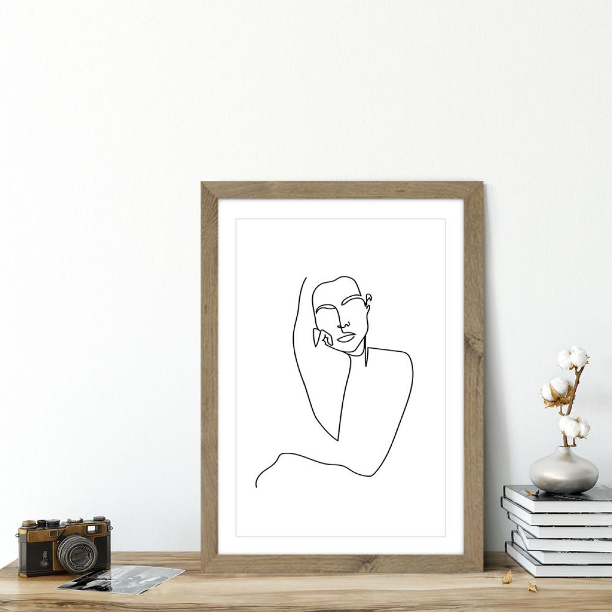 Beauty Art Print Oak Frame – image 6