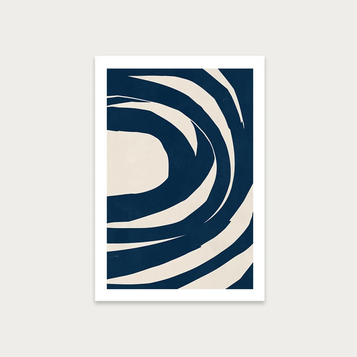Swirls No 01 Art Print Unframed