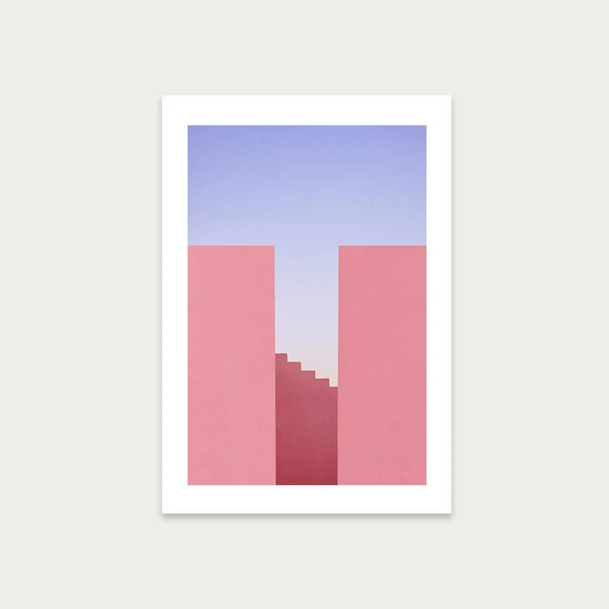 Walking On Sunset Art Print Unframed