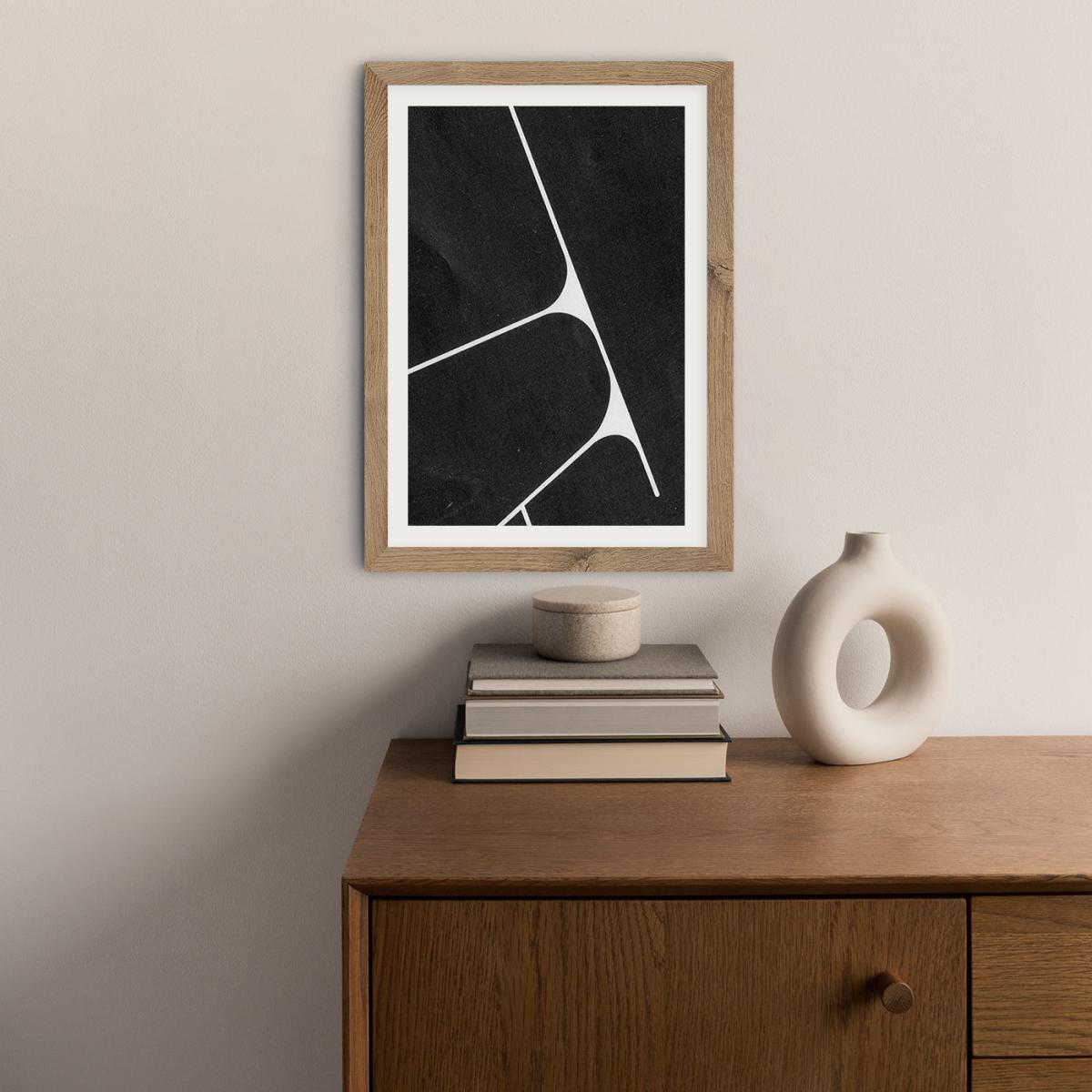 Research N°001 Art Print Oak Frame – image 2