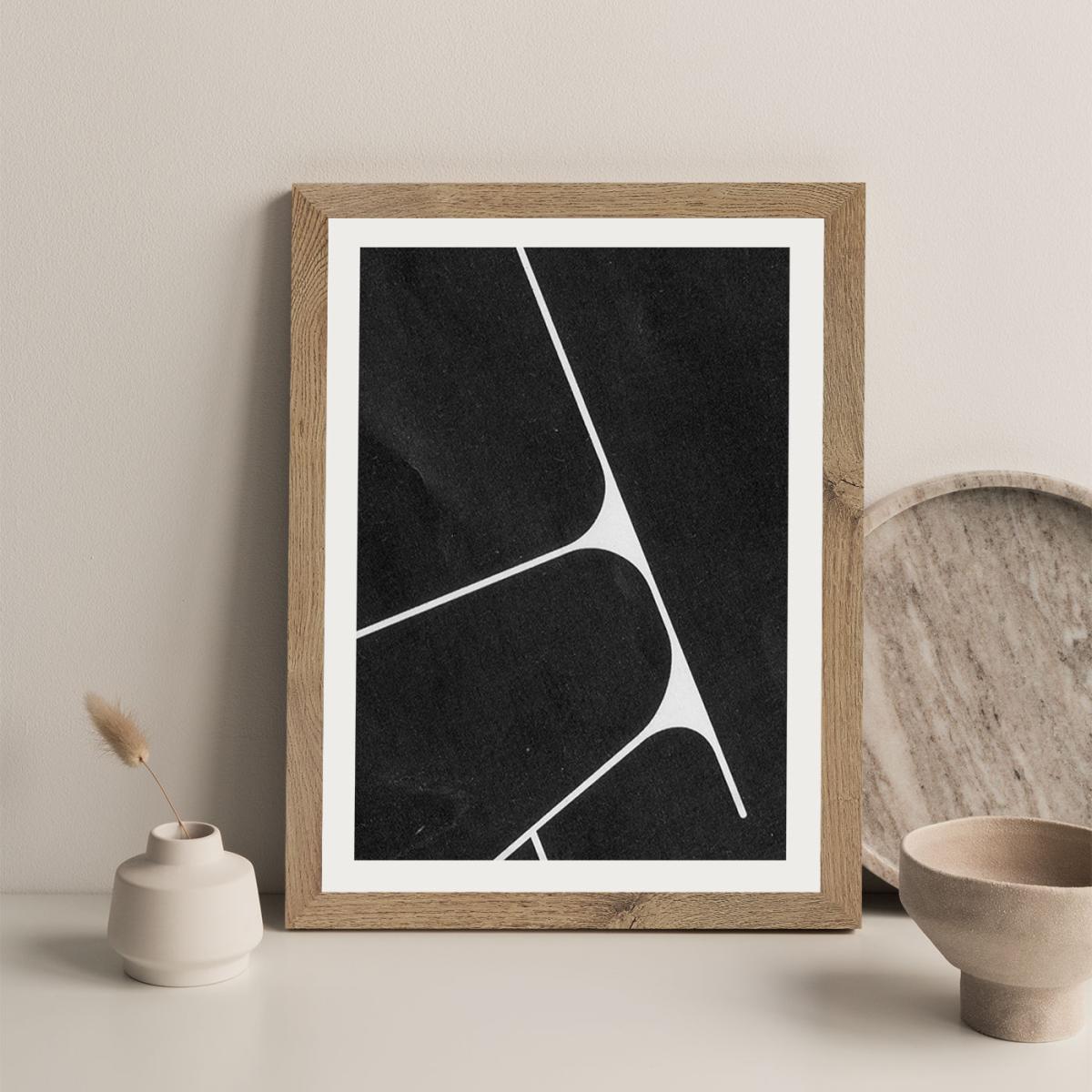 Research N°001 Art Print Oak Frame – image 3