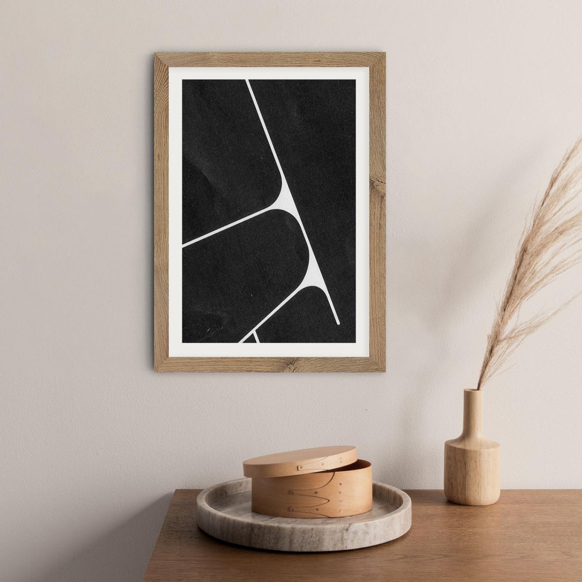 Research N°001 Art Print Oak Frame – image 4