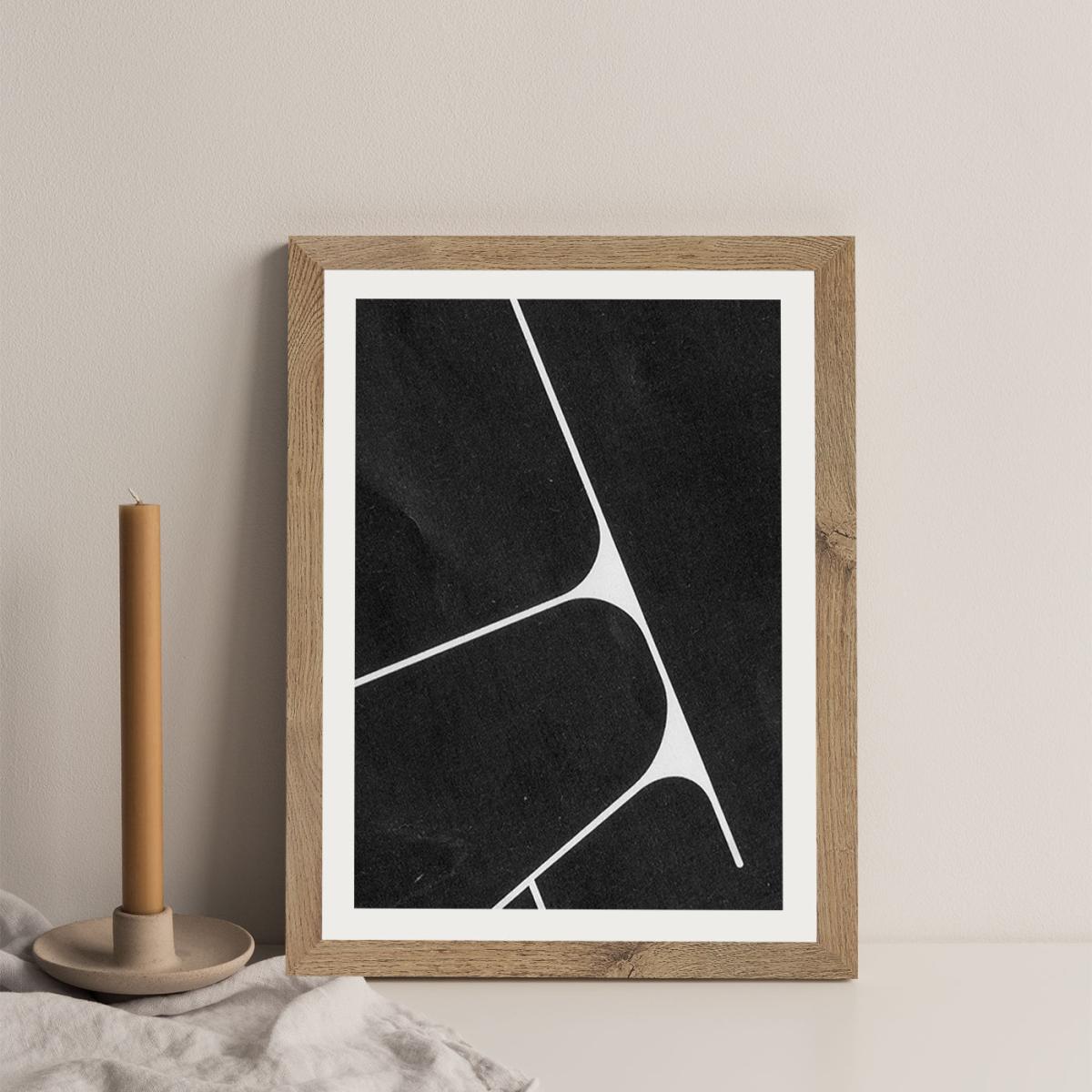 Research N°001 Art Print Oak Frame – image 5