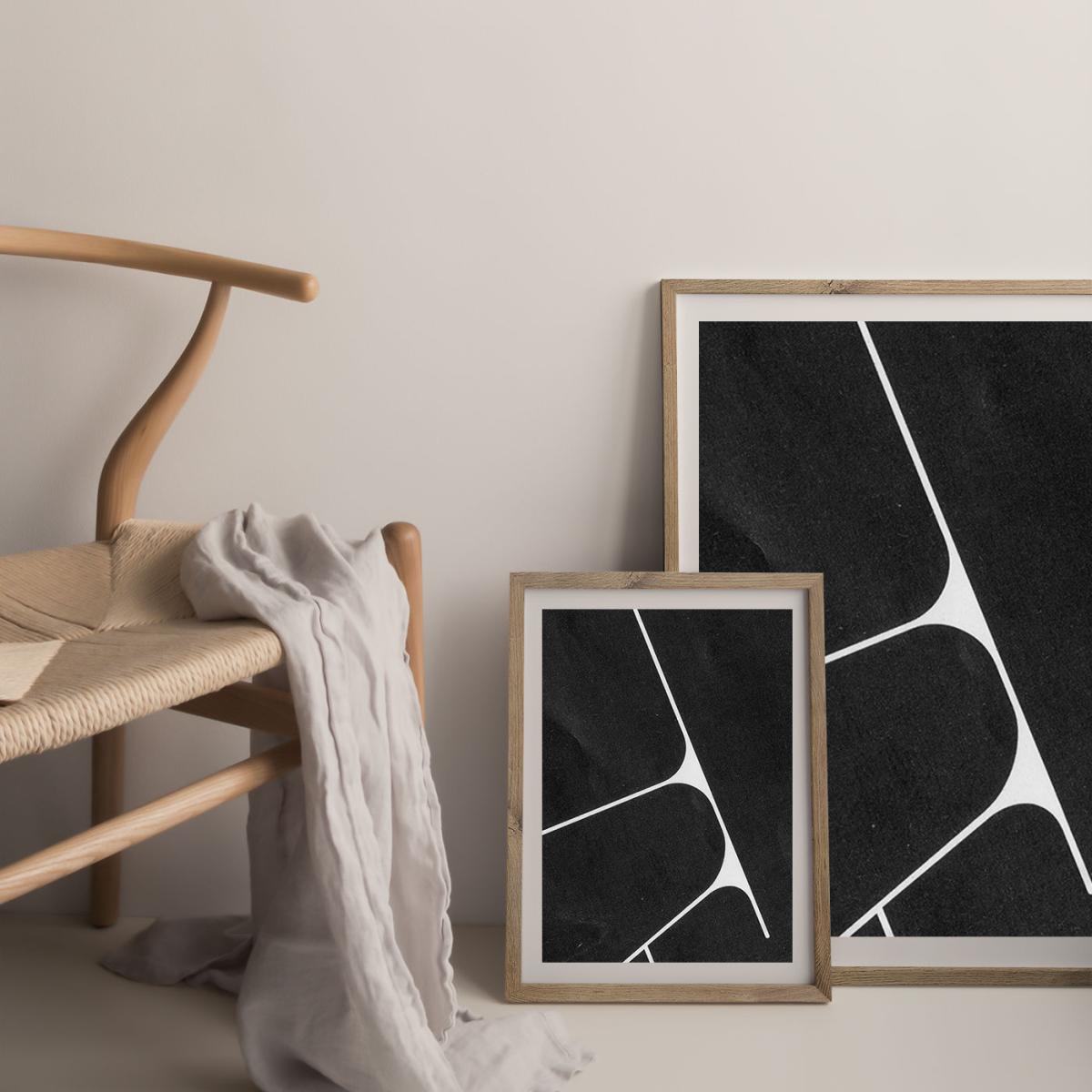 Research N°001 Art Print Oak Frame – image 6