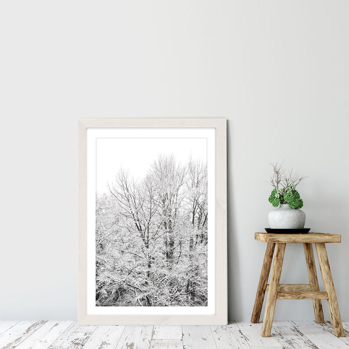 When Green Turns White Art Print White Frame – image 6