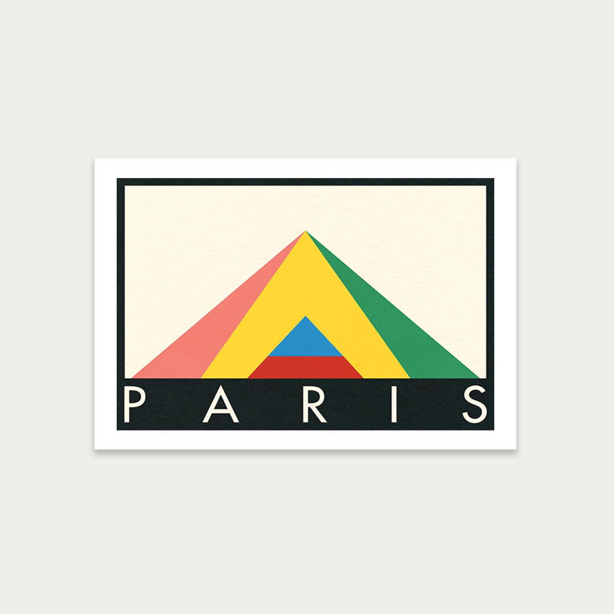 Paris Louvre Art Print Unframed