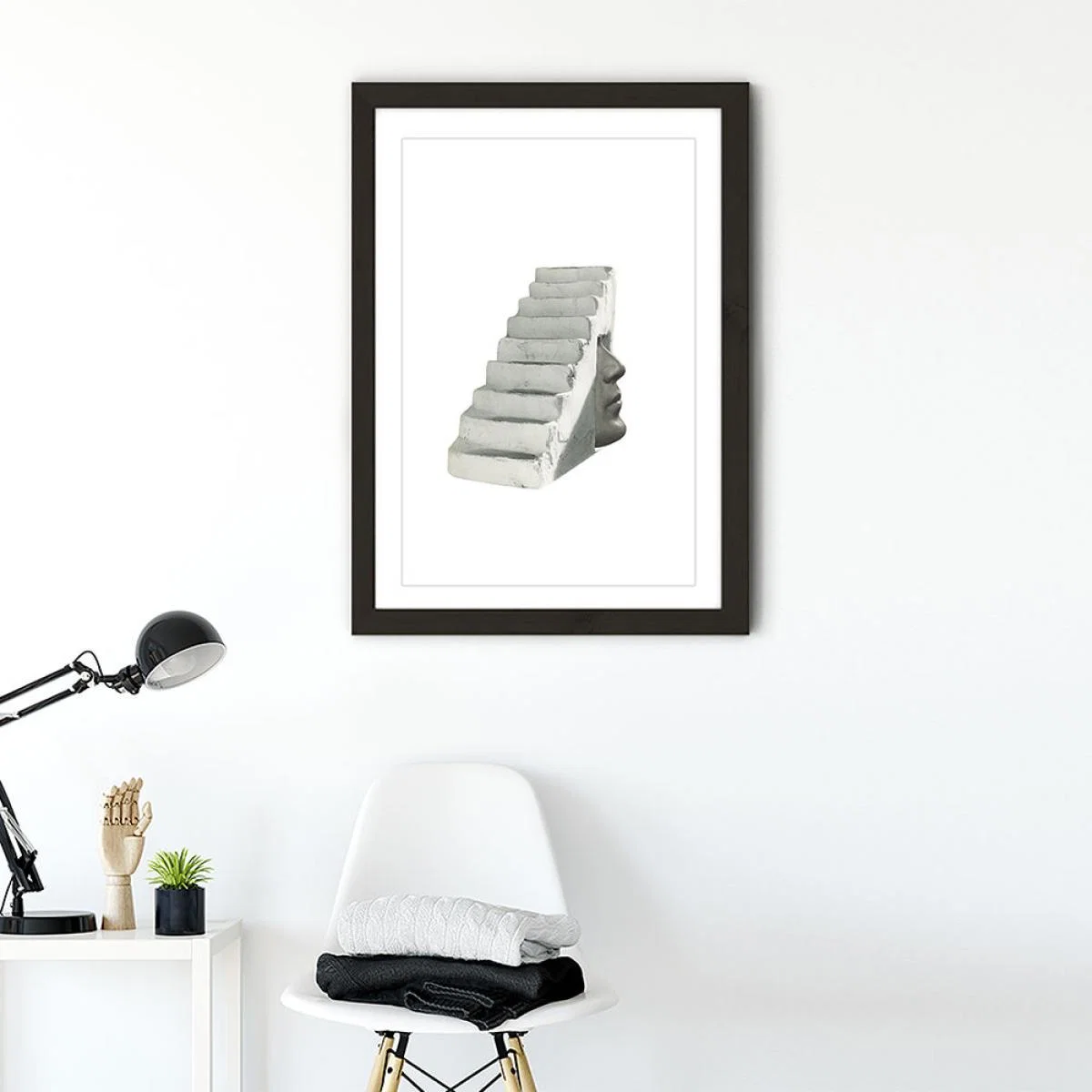 Walk All Over Me Art Print Black Frame – image 2