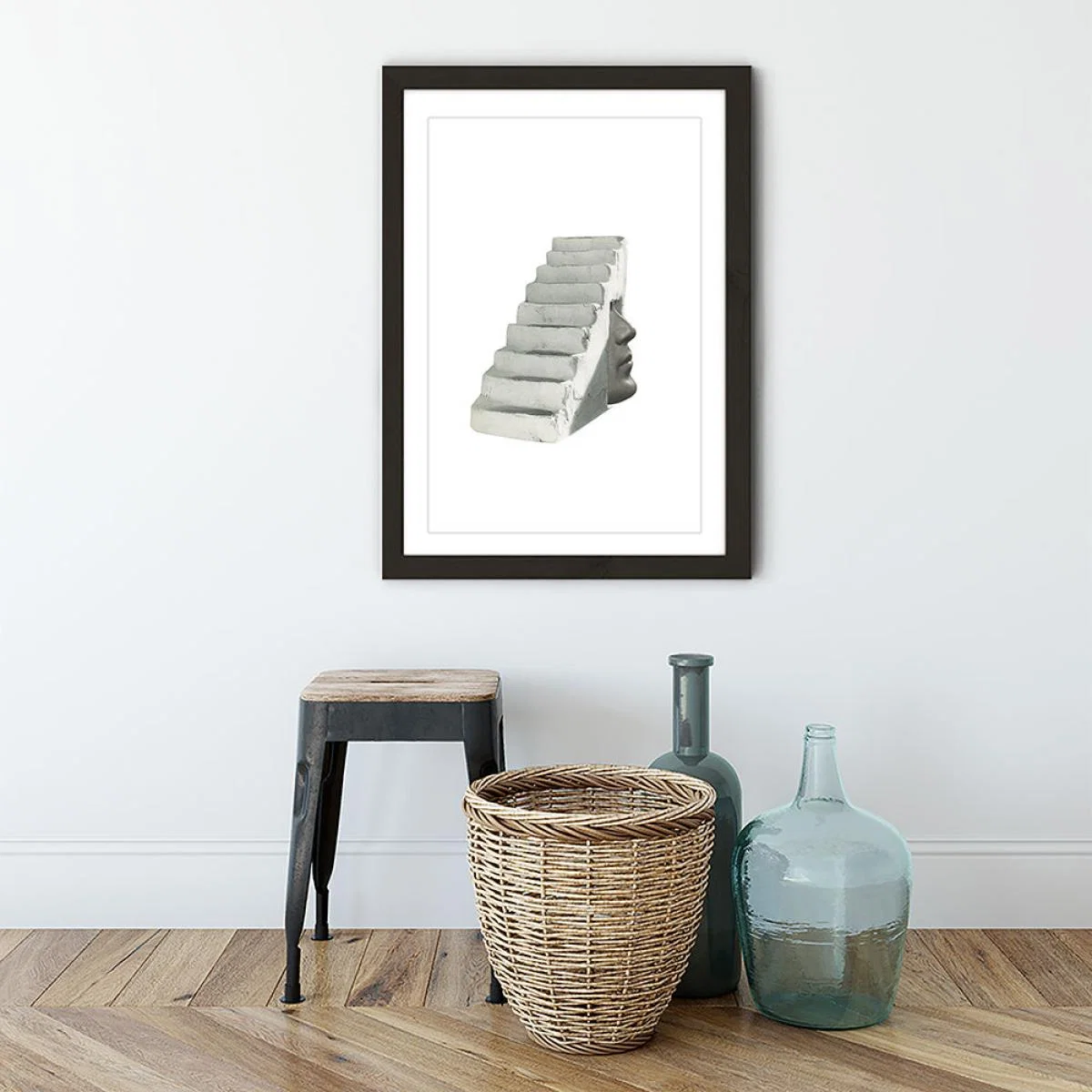 Walk All Over Me Art Print Black Frame – image 3