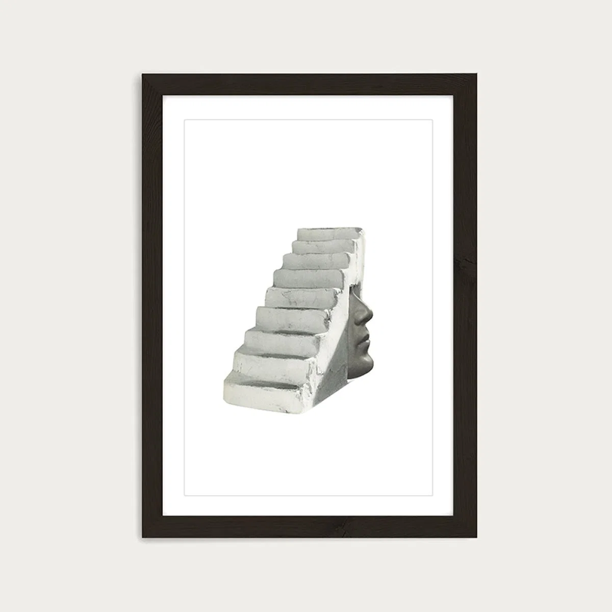 Walk All Over Me Art Print Black Frame – image 1