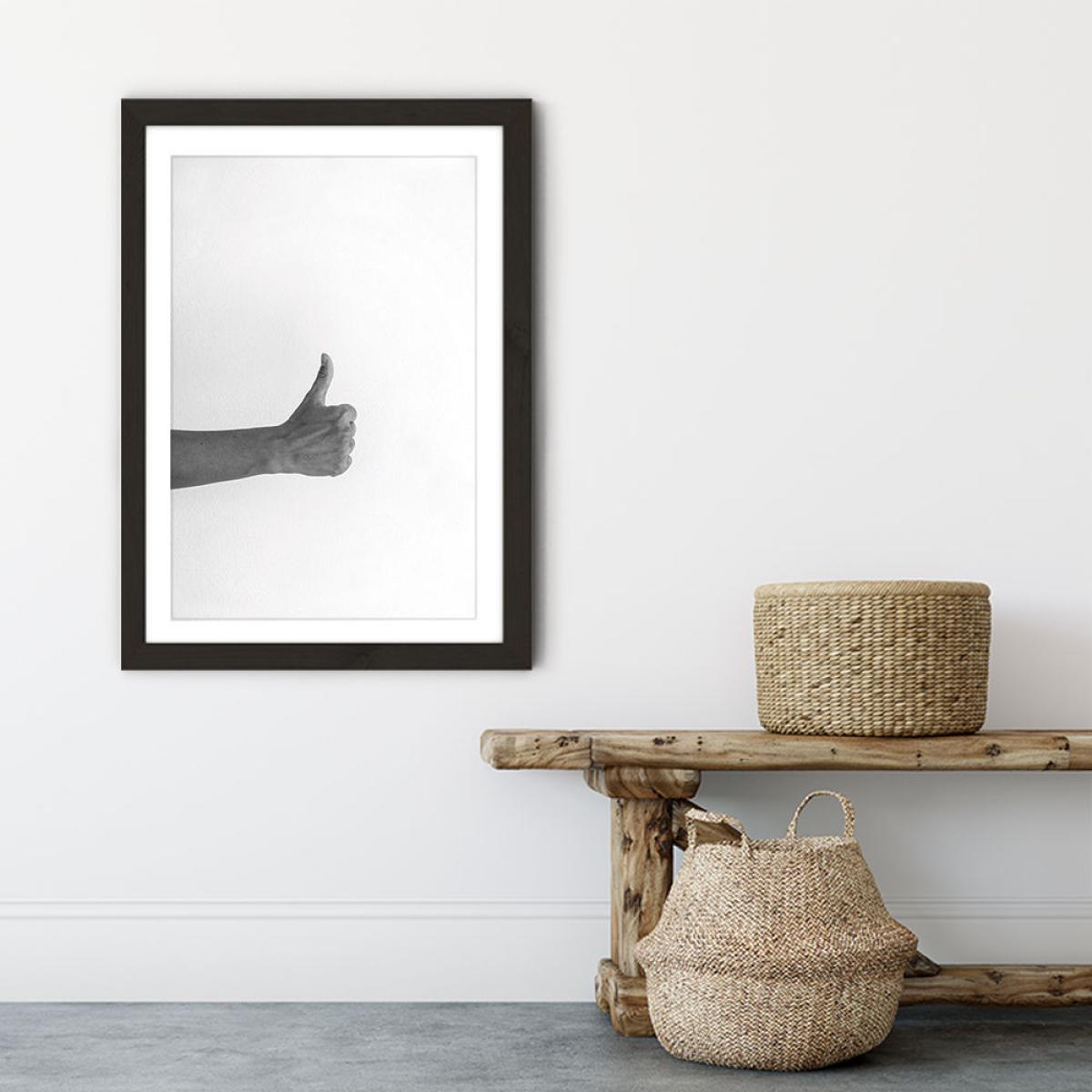 Hands 3 – Top Art Print Black Frame – image 3