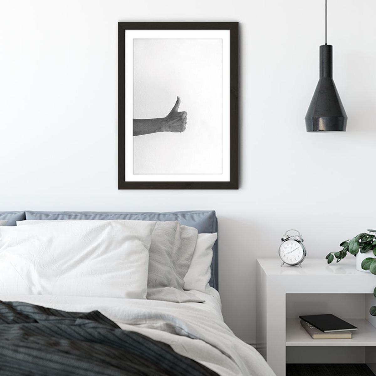 Hands 3 – Top Art Print Black Frame – image 5