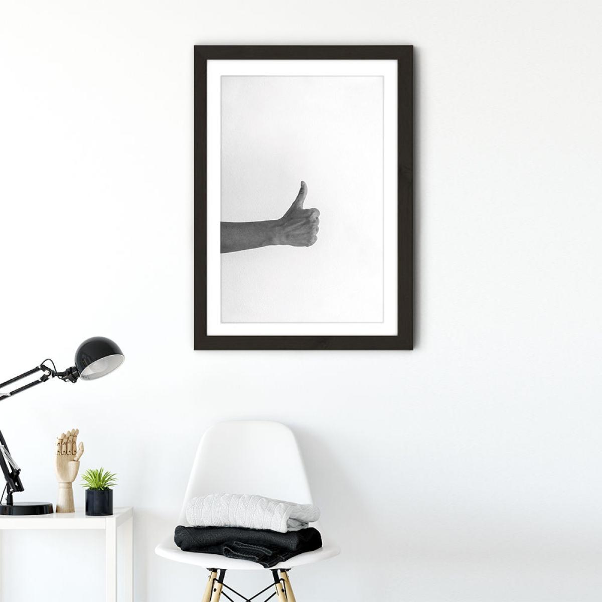 Hands 3 – Top Art Print Black Frame – image 6