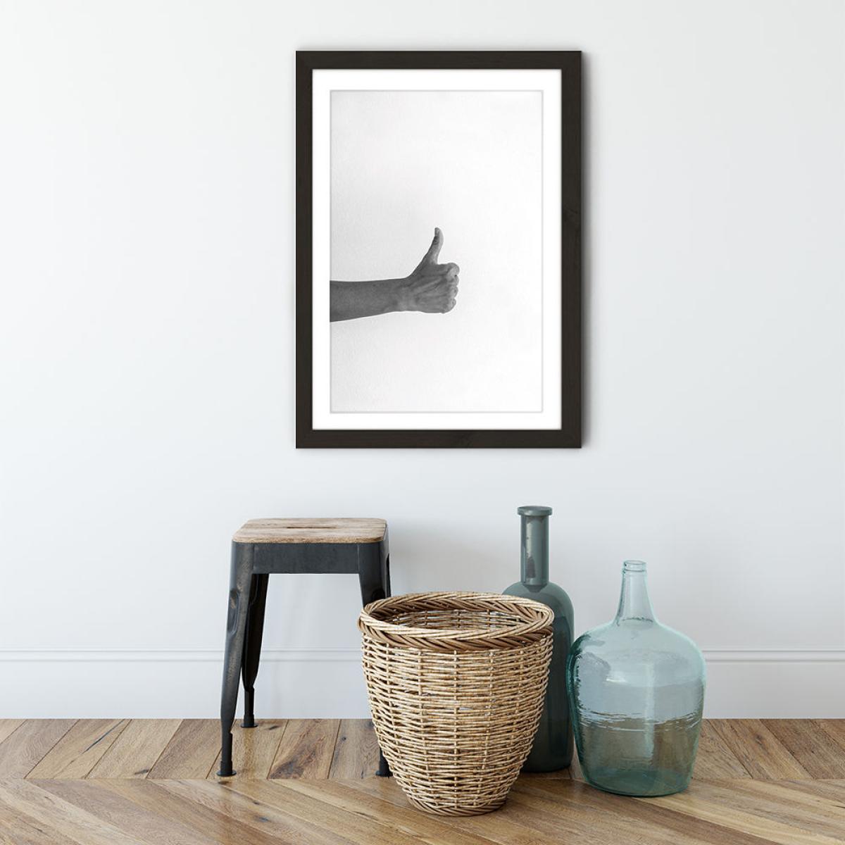 Hands 3 – Top Art Print Black Frame – image 7