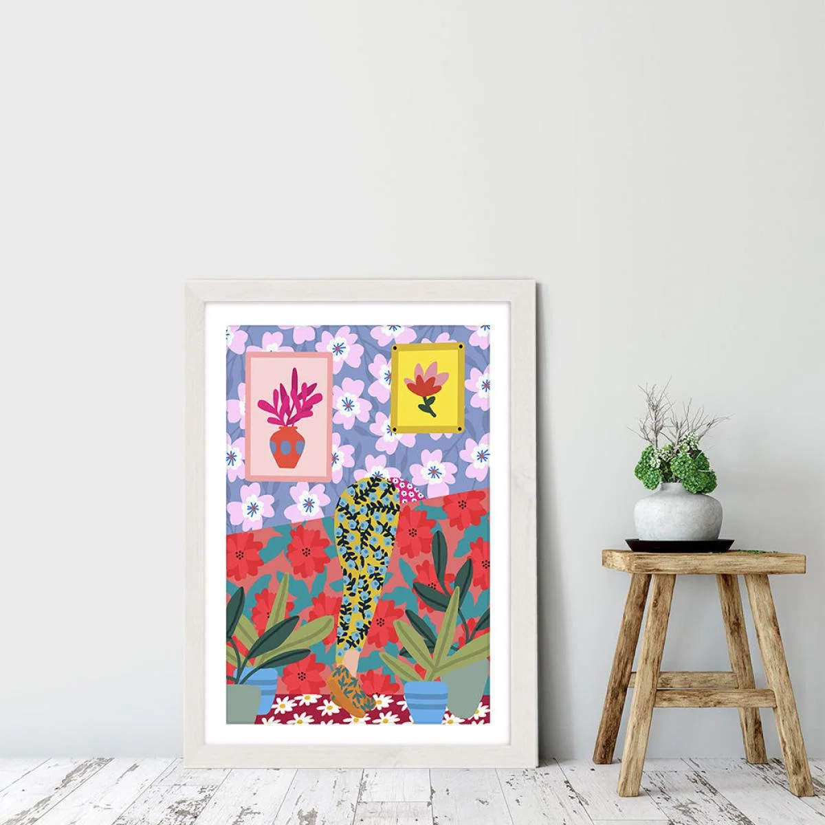 I'm Always Looking for Something Art Print White Frame – image 6