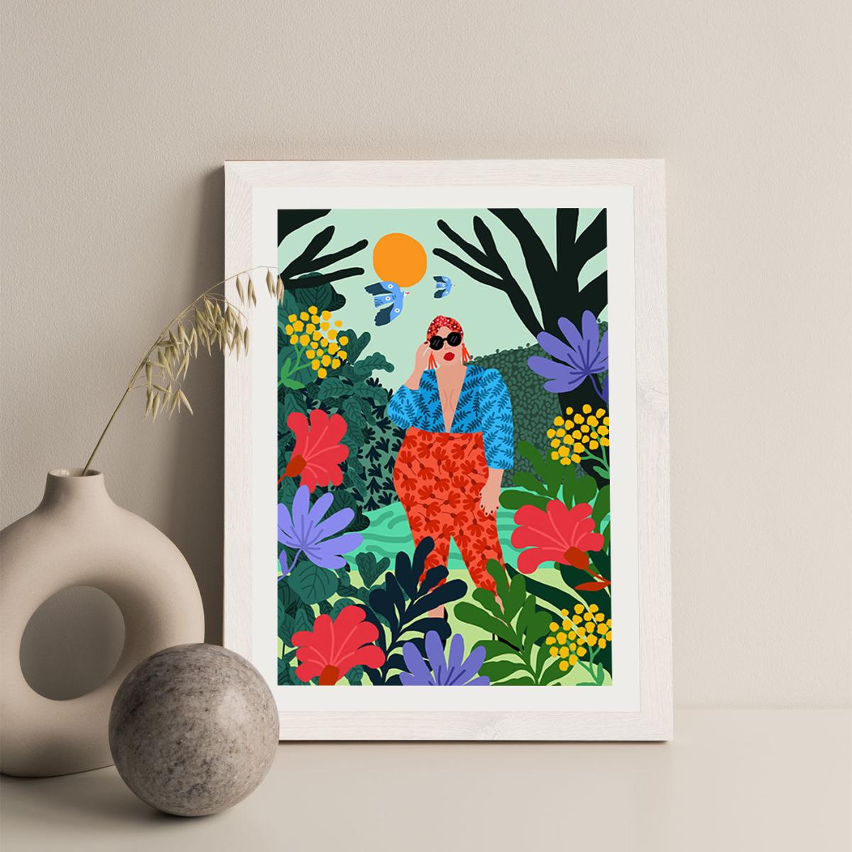 Always Love Yourself First Art Print White Frame – image 2