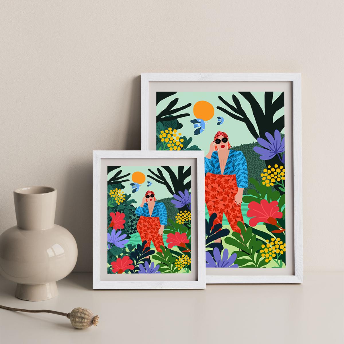 Always Love Yourself First Art Print White Frame – image 11