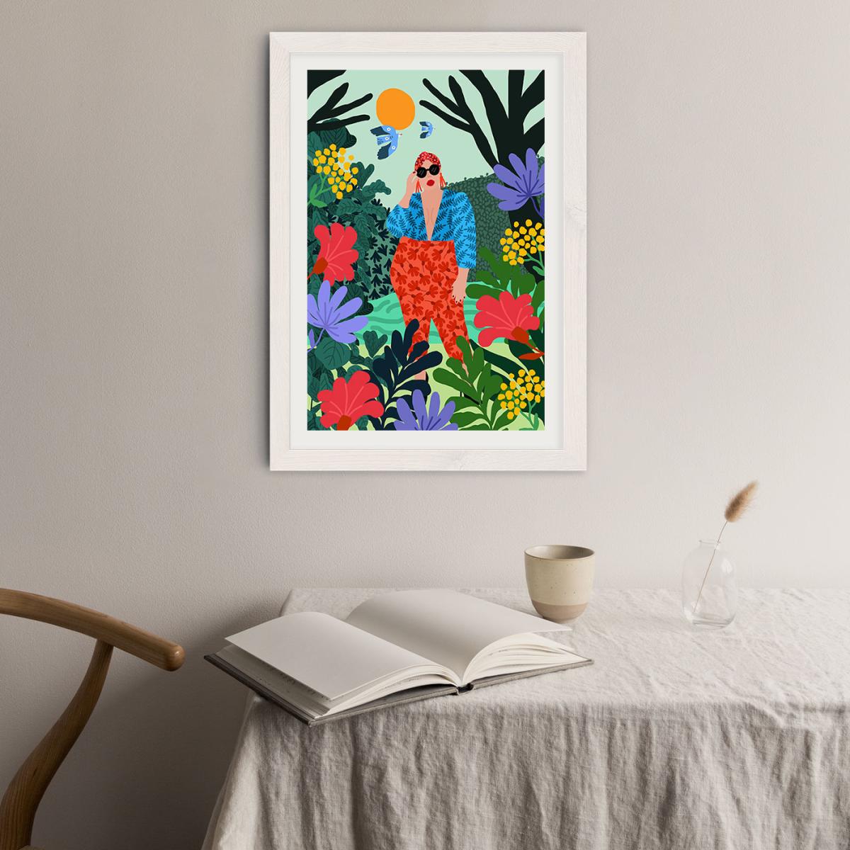 Always Love Yourself First Art Print White Frame – image 3