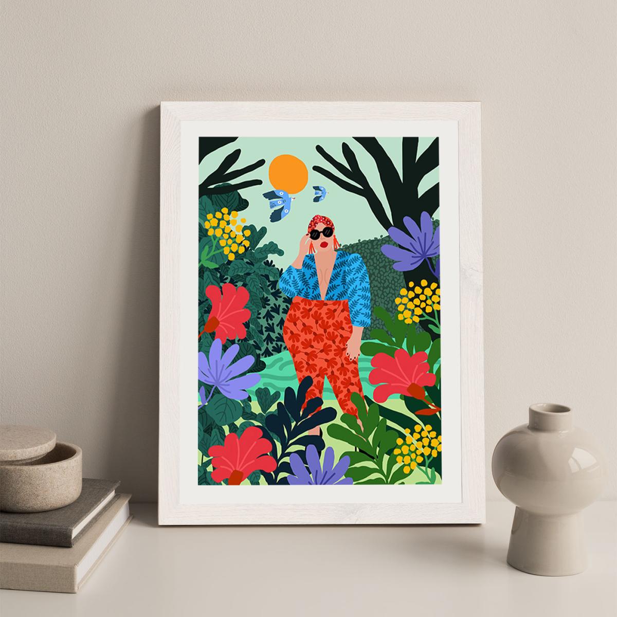 Always Love Yourself First Art Print White Frame – image 4