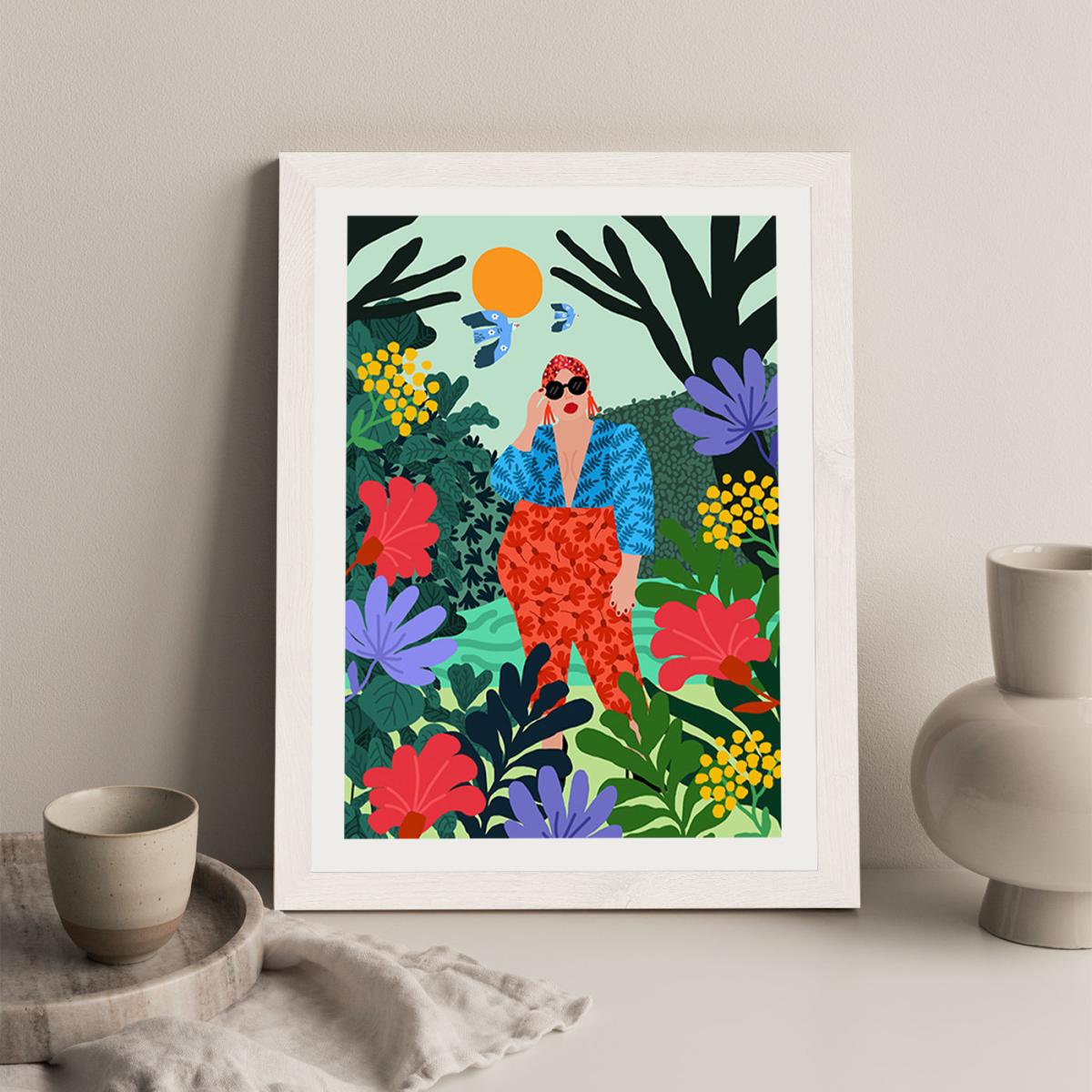 Always Love Yourself First Art Print White Frame – image 5
