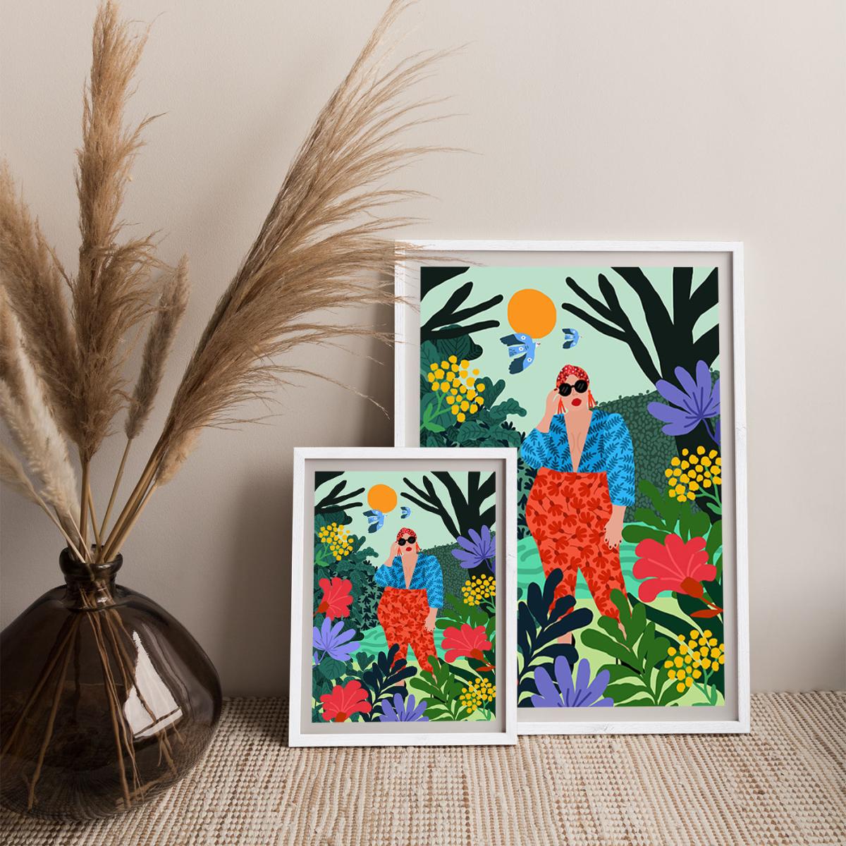 Always Love Yourself First Art Print White Frame – image 8
