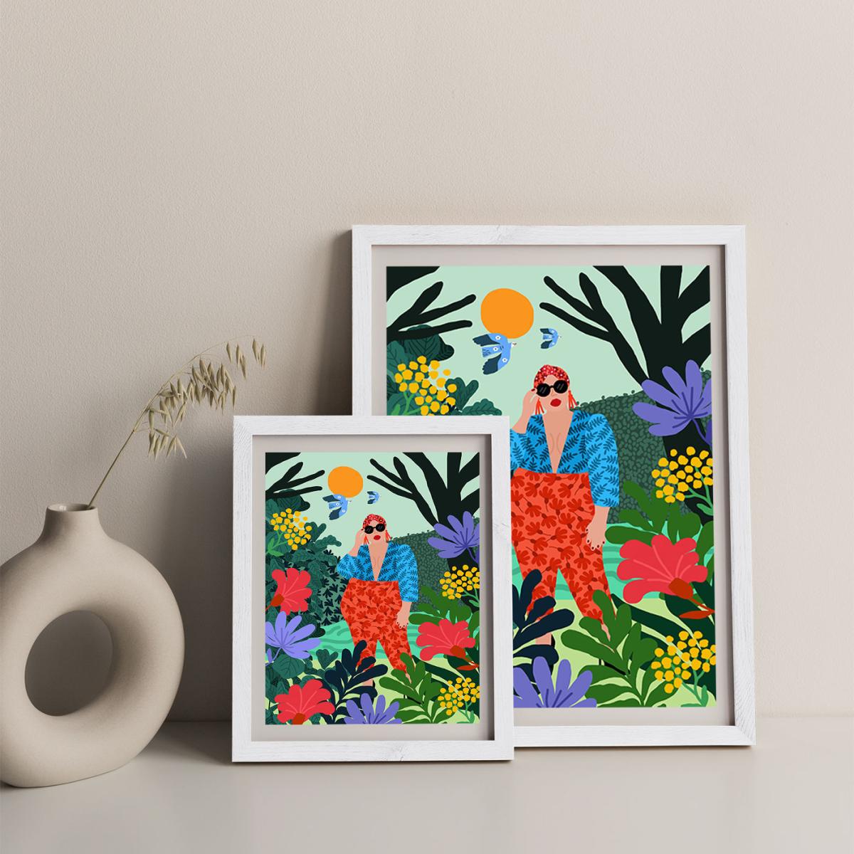 Always Love Yourself First Art Print White Frame – image 9