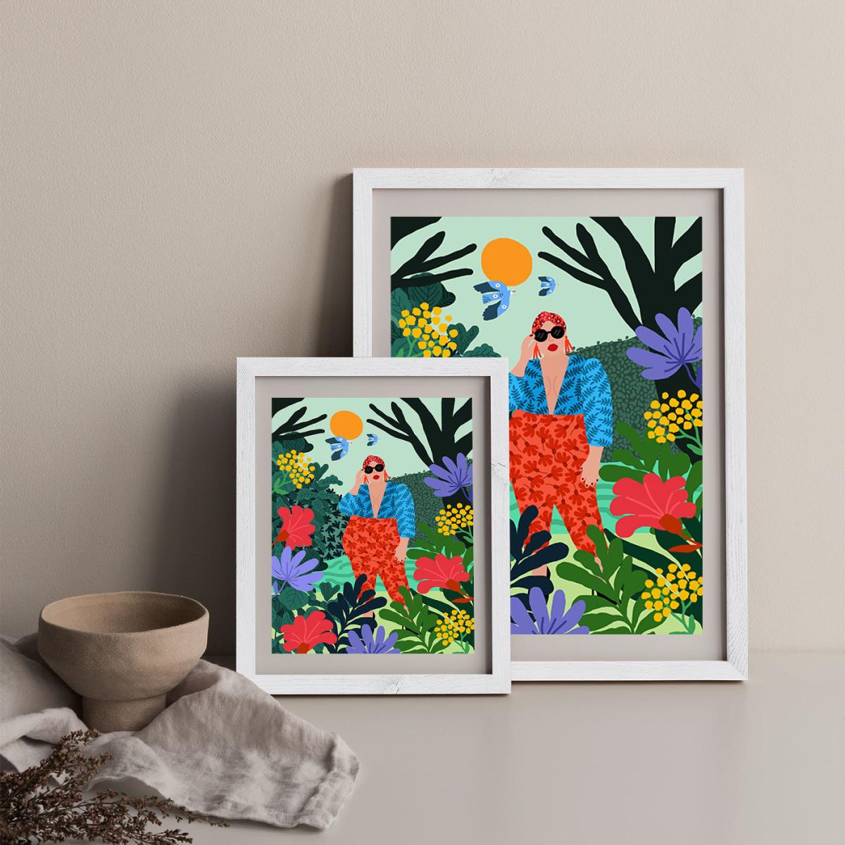 Always Love Yourself First Art Print White Frame – image 10