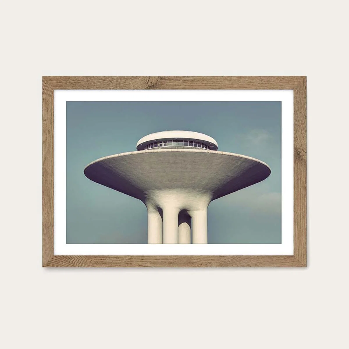 Hyllie 01 Art Print Oak Frame – image 1