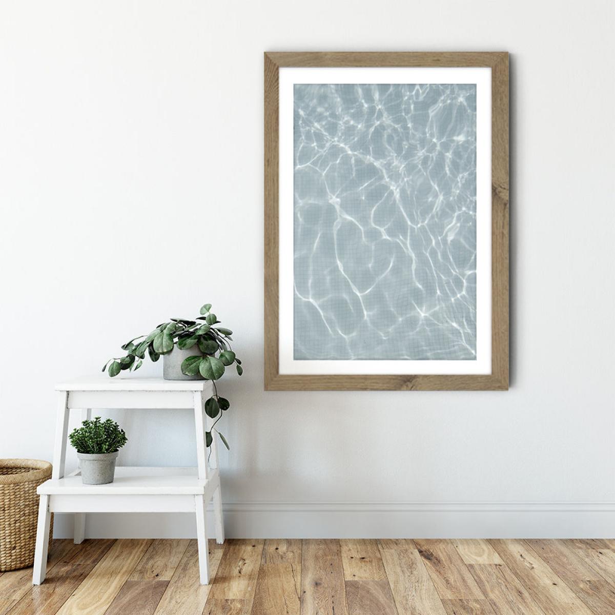 Endless Summer – Water Art Print Oak Frame – image 2