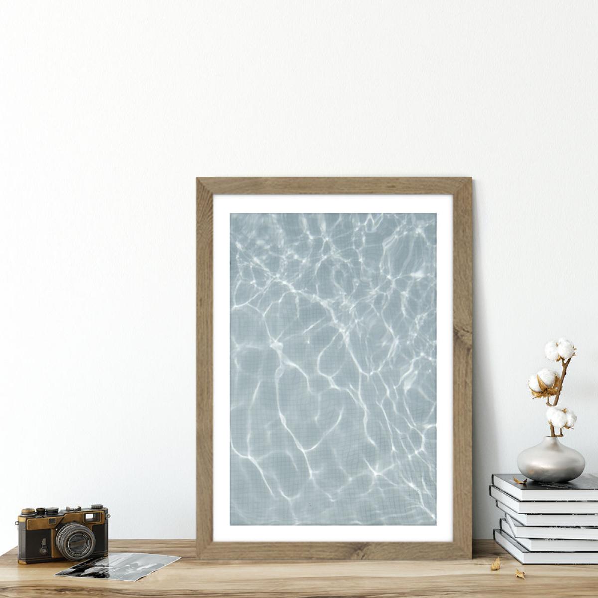 Endless Summer – Water Art Print Oak Frame – image 3