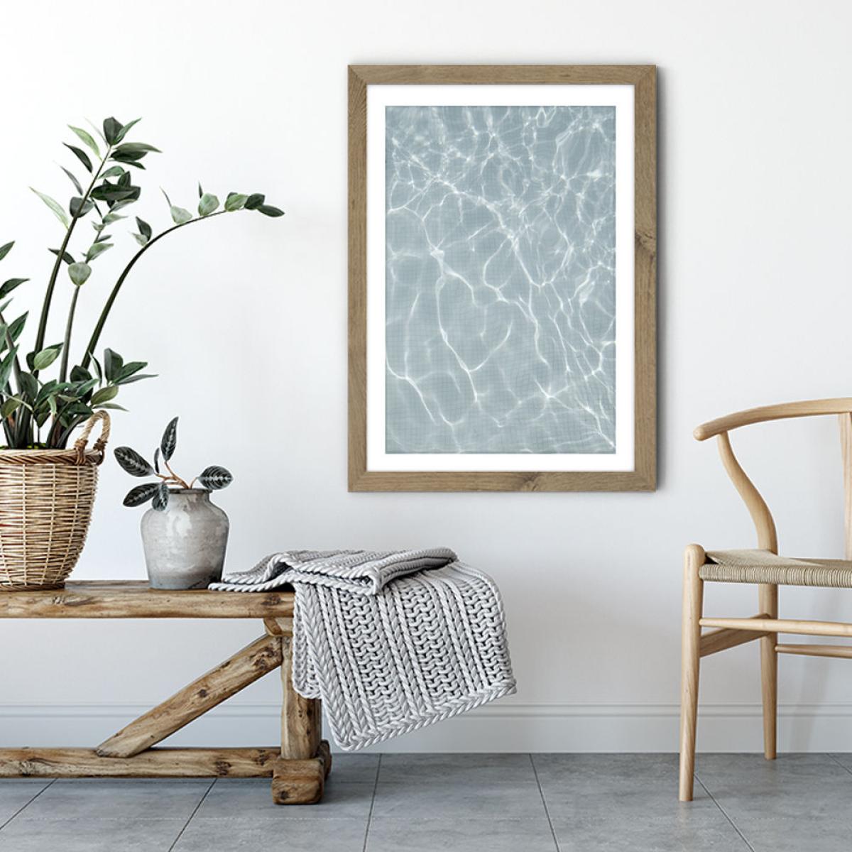 Endless Summer – Water Art Print Oak Frame – image 4
