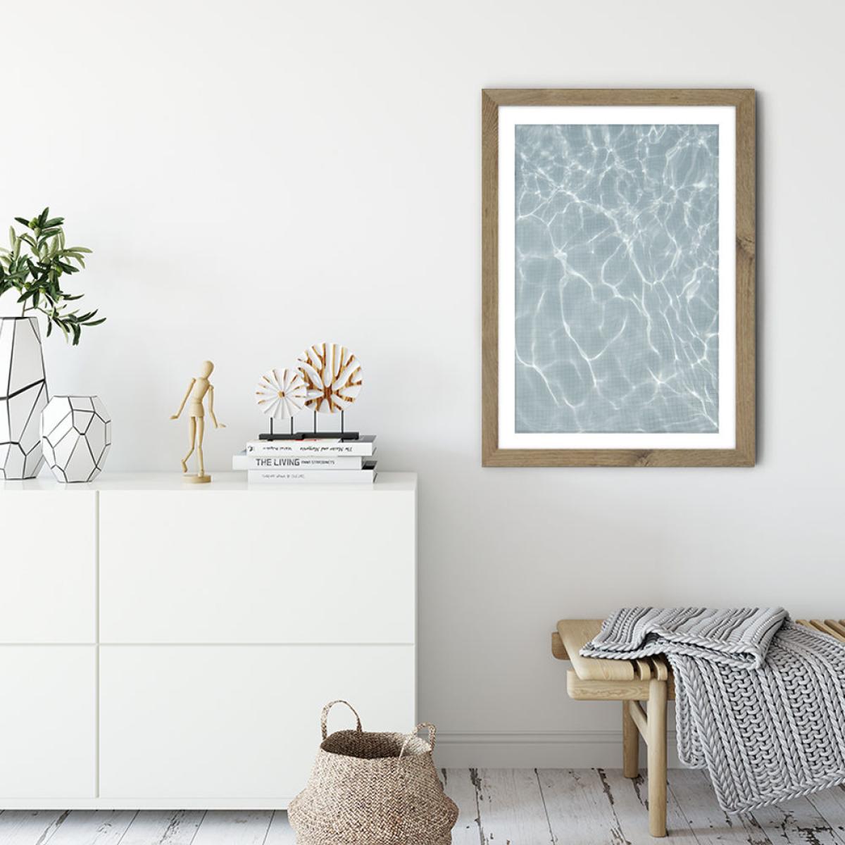 Endless Summer – Water Art Print Oak Frame – image 5
