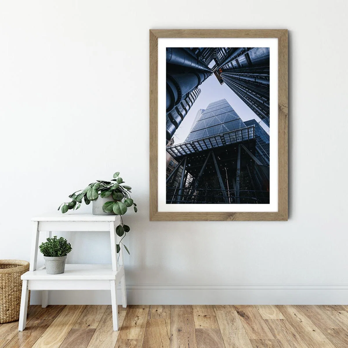 Cheese Grater Art Print Oak Frame – image 6