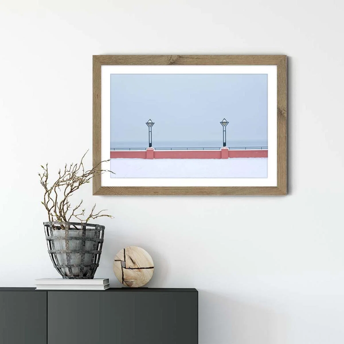 Binz 07 Art Print Oak Frame – image 2
