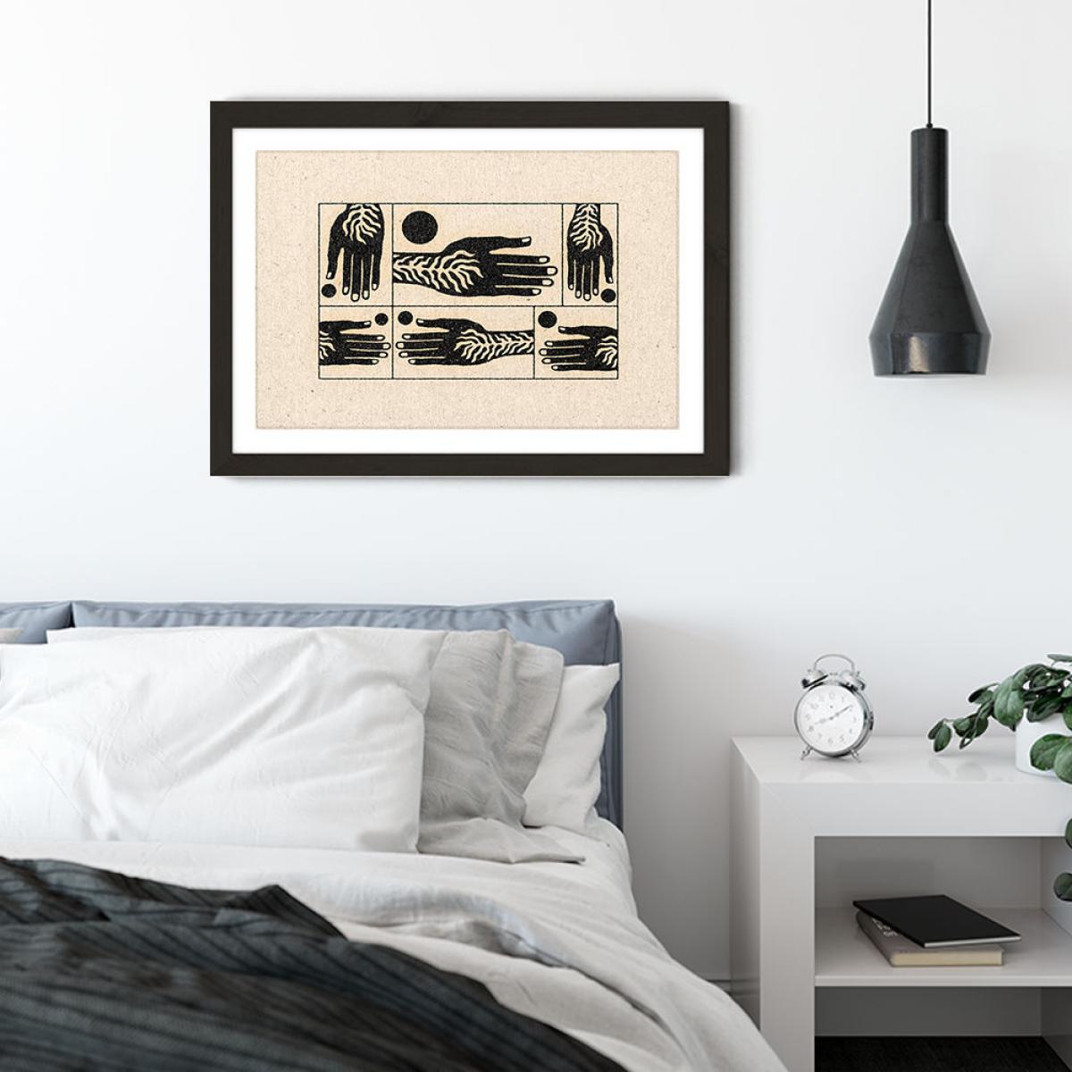 Handshakes Art Print Black Frame – image 5