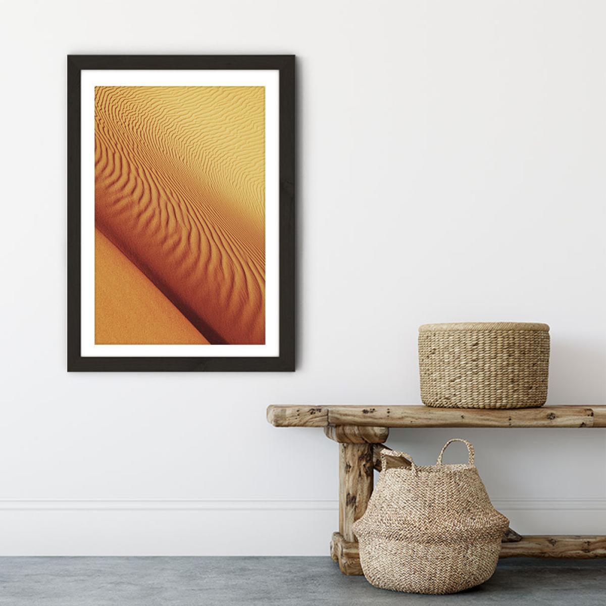 Desert Shapes Art Print Black Frame – image 5