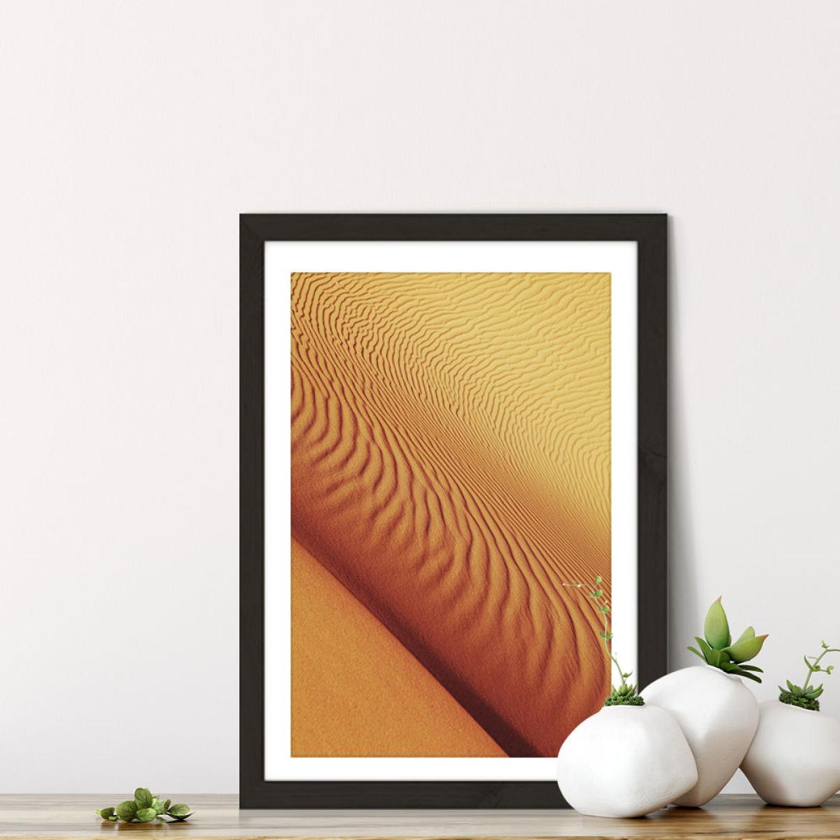 Desert Shapes Art Print Black Frame – image 6