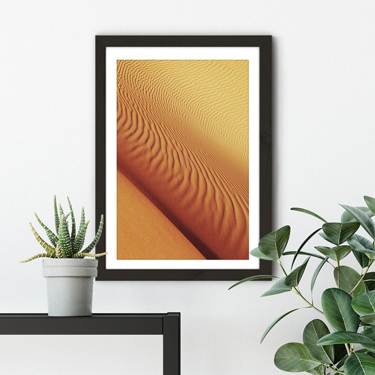 Desert Shapes Art Print Black Frame – image 7
