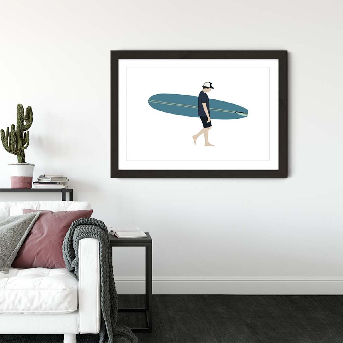 Moments Art Print Black Frame – image 2