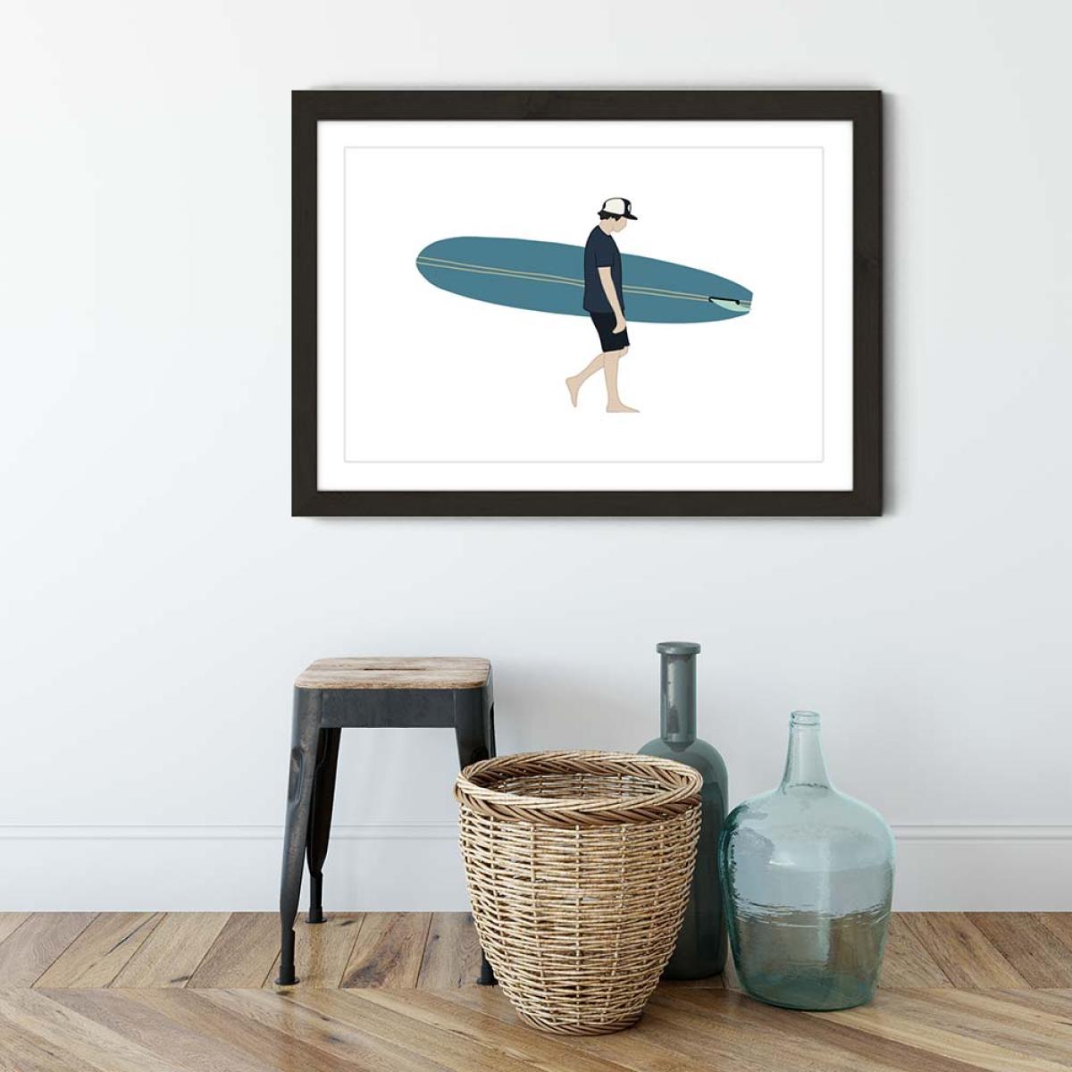 Moments Art Print Black Frame – image 3