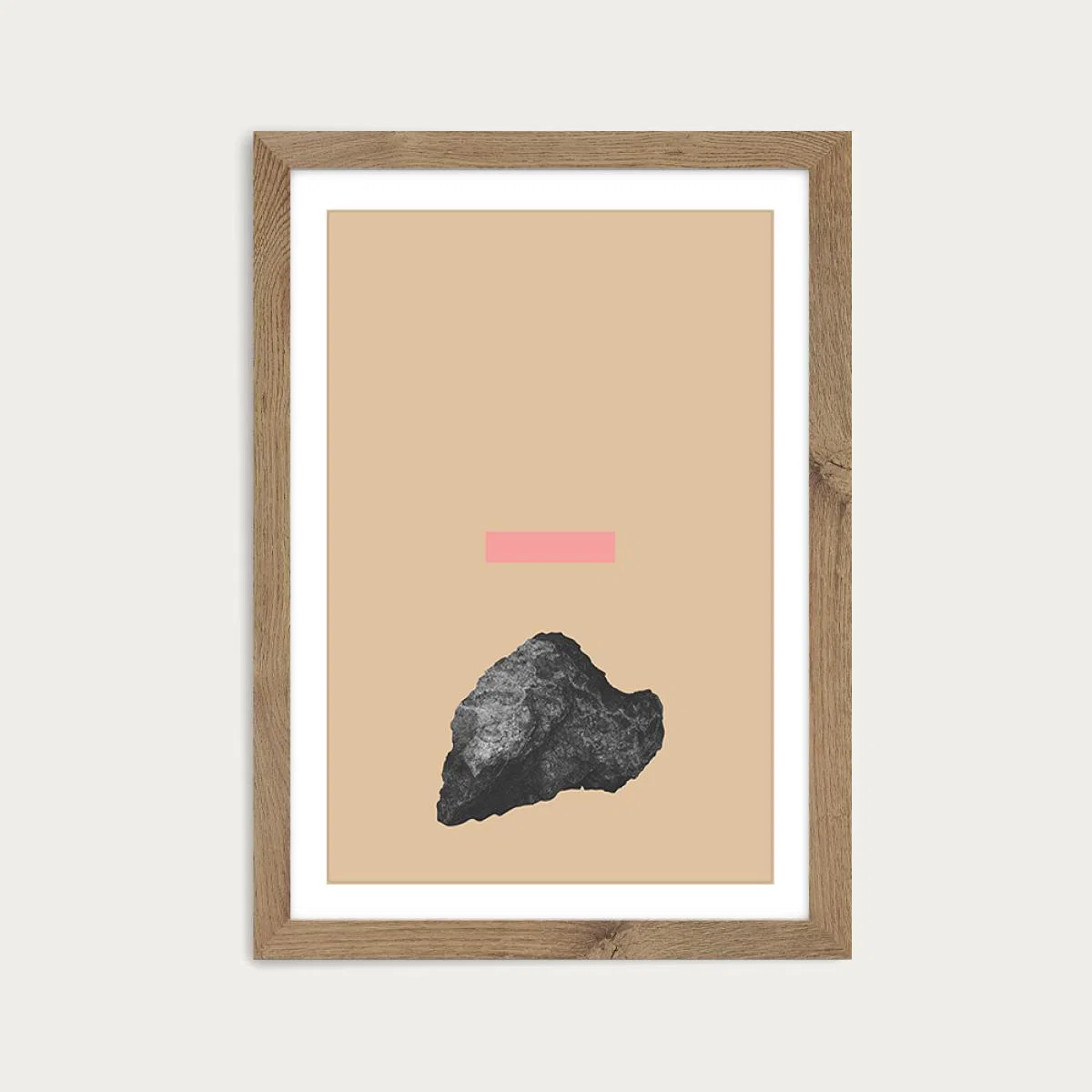 Analogy Art Print Oak Frame – image 1