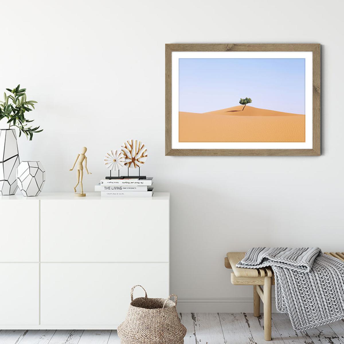 Home Alone Art Print Oak Frame – image 4