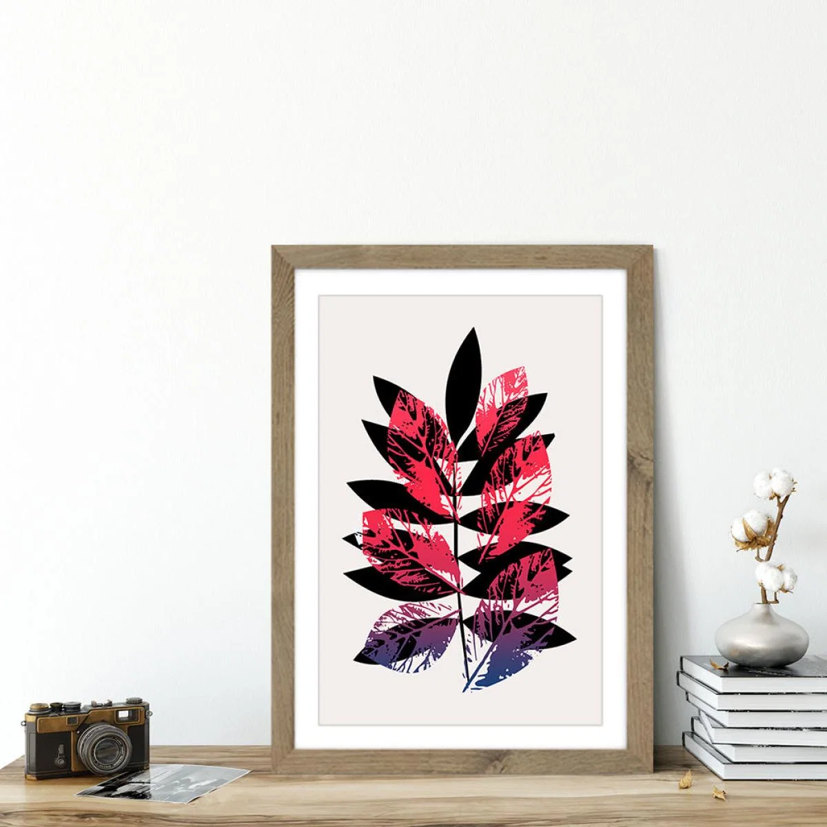 Planta Magica Art Print Oak Frame – image 5