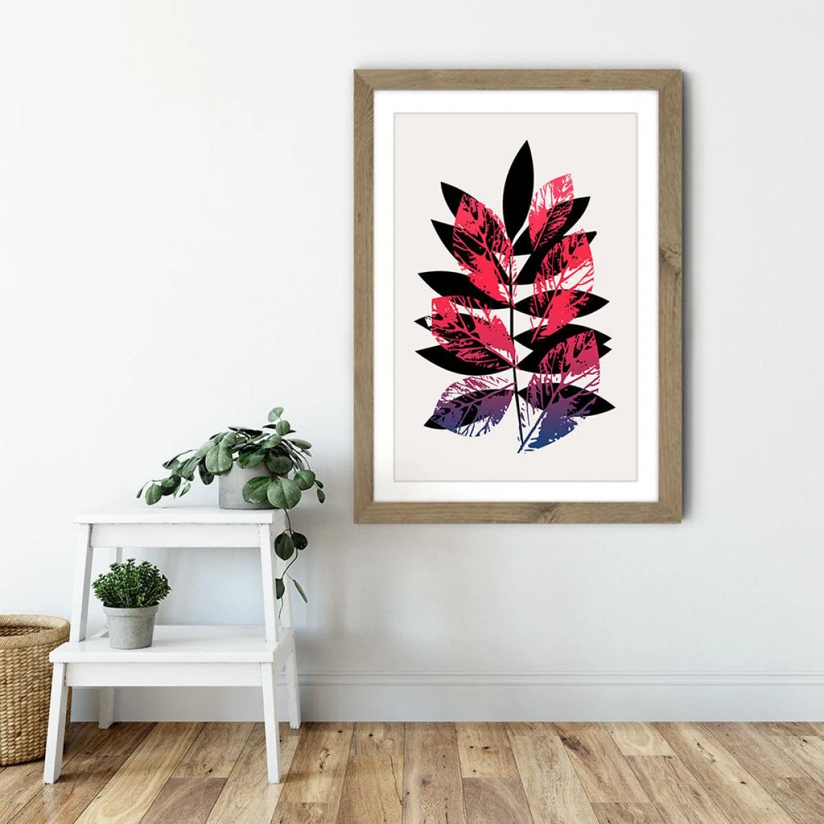 Planta Magica Art Print Oak Frame – image 6