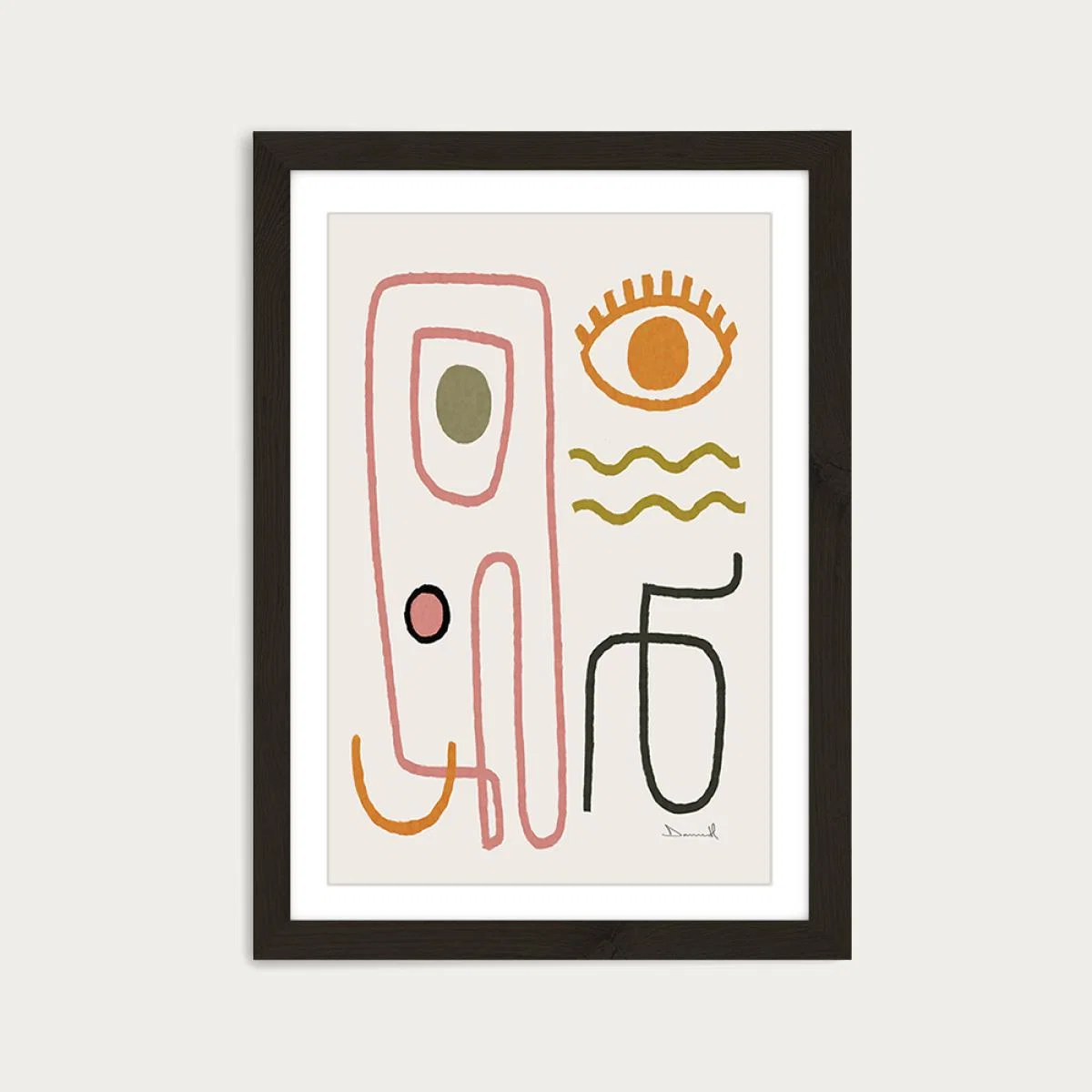 Feel Good IV Art Print Black Frame – image 1