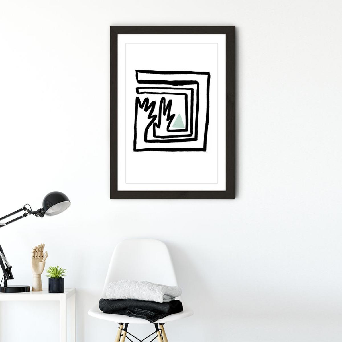 Hands IIII Art Print Black Frame – image 3